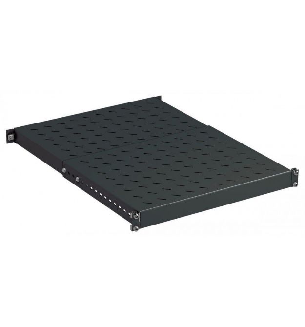 ZPAS ZPAS shelf 19" 1U 350-600mm depth black