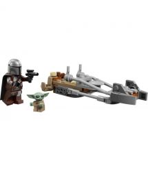 LEGO Конструктор LEGO Star Wars Швидкісний мотоцикл Мандалорця й Ґроґу
