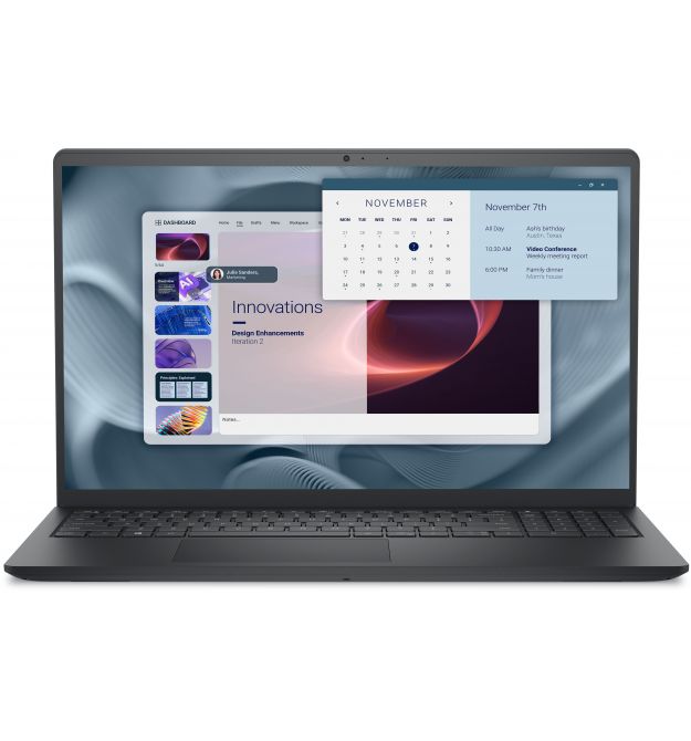 Dell Ноутбук Dell Pro 15 Essential 15.6" FHD AG, AMD R3-7320U, 8GB, F512GB, UMA, Lin, чорний