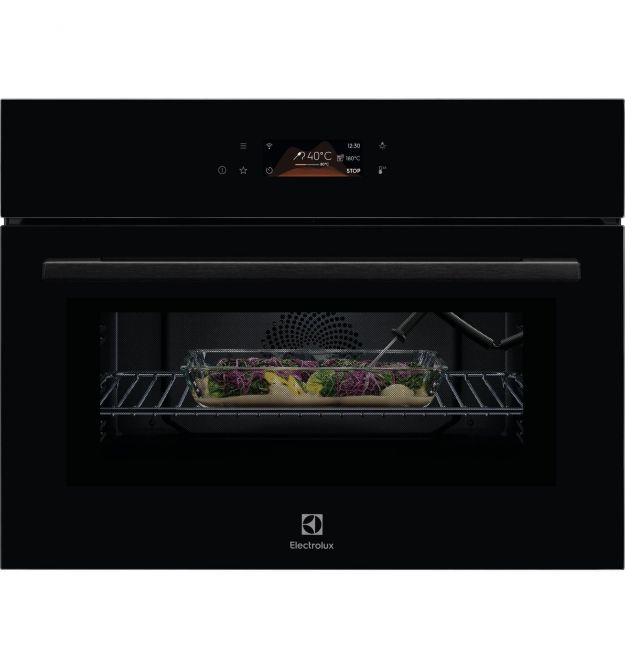 Electrolux Electrolux oven electrical compact, 44l, display, convection, microwave function, black