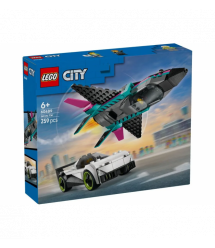 LEGO Конструктор LEGO City Реактивний літак проти автомобіля