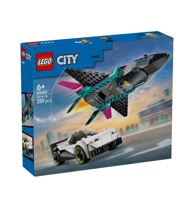 LEGO Конструктор LEGO City Реактивний літак проти автомобіля