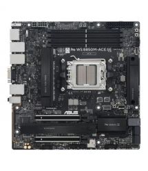 ASUS Материнcька плата ASUS PRO WS B850M-ACE SE sAM5 B850 4xDDR5 M.2 HDMI DP D-Sub USB Type-C mATX