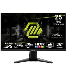MSI Монітор MSI 24.5" MAG 255XF 2xHDMI, DP, Audio, IPS, 300Hz, 0.5ms, sRGB 120%, FreeSync
