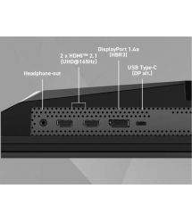 MSI Монітор MSI 31.5" MAG 322UP-E16 2xHDMI, DP, USB-C, Audio, QD-OLED, 3840x2160, 165Hz, 0.03ms, sRGB 138%, FreeSync, HAS