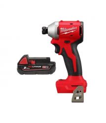 Milwaukee Гвинтоверт ударний акумуляторний Milwaukee M18 BLIDRC-0 18В АКБ1х2А·год 190Нм 0-3600об/хв 1.3кг без АКБ та ЗП