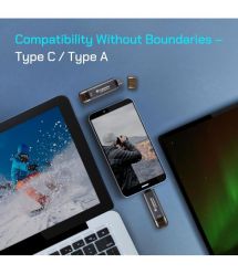 Transcend Портативний SSD Transcend 2TB USB 3.1 Gen 2 Type-A + Type-C ESD310 Чорний