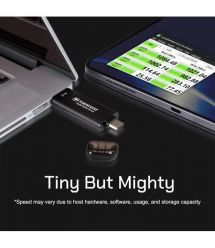 Transcend Портативний SSD Transcend 2TB USB 3.1 Gen 2 Type-A + Type-C ESD310 Чорний