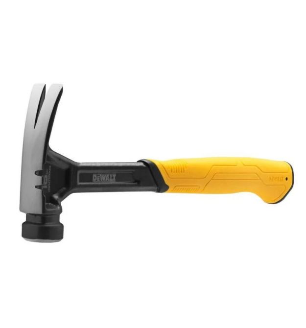 DeWALT Молоток столярный RIP-CLAW 454г 34см рукоять металлическая резиновая с прямым гвоздедером