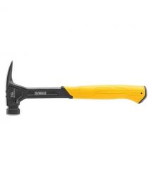 DeWALT Молоток столярный RIP-CLAW 454г 34см рукоять металлическая резиновая с прямым гвоздедером