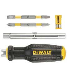 DeWALT Викрутки DeWALT FULL FIT 6 Way, з бітами 2 шт, руків'я двокомпонентне, 75мм шт, SL, PH