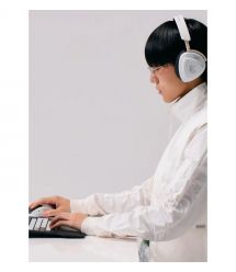 ASUS Гарнитура игровая ROG Delta II, 3.5мм/BT/WL, RGB, 2м, белый KJP Ed.