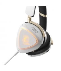 ASUS Гарнитура игровая ROG Delta II, 3.5мм/BT/WL, RGB, 2м, белый KJP Ed.