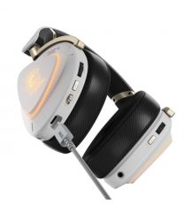 ASUS Гарнитура игровая ROG Delta II, 3.5мм/BT/WL, RGB, 2м, белый KJP Ed.