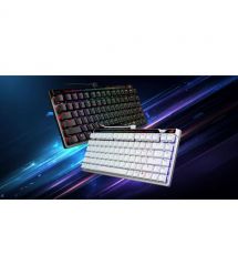 ASUS Клавиатура механическая ROG Falchion Ace 75 HE, 83key, HFX V2 Magnetic Switches, USB-A, EN, RGB, чёрный