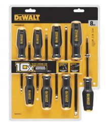DeWALT Викрутки DeWALT TOUGHSERIES MAX FIT, SL, PH, SQ, набір 8шт