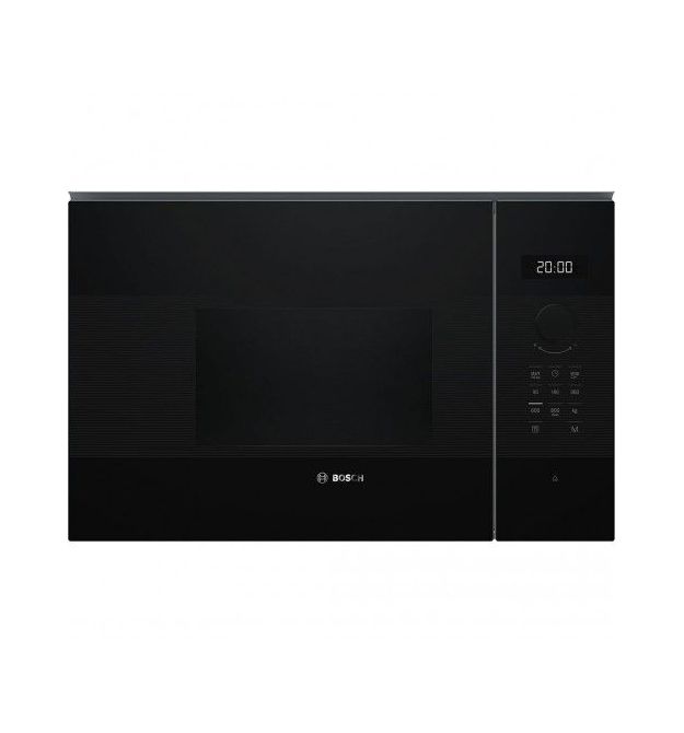 Bosch Микроволновая печь встроенная, 20л, электр. управление, 800Вт, дисплей, черный
