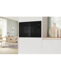 Bosch Микроволновая печь встроенная, 20л, электр. управление, 800Вт, дисплей, черный