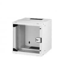 Digitus Шкаф 10", 6U, SOHO PRO, стеклянные двери, 315x300 мм, 30 кг максимально, серый