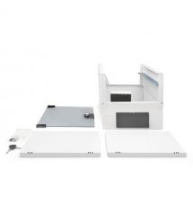 Digitus Шкаф 10", 6U, SOHO PRO, стеклянные двери, 315x300 мм, 30 кг максимально, серый