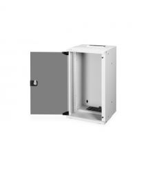 Digitus Шкаф 10", 12U, SOHO PRO, стеклянные двери, 315x300 мм, 30кг максимально, серая