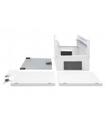 Digitus Шкаф 10", 12U, SOHO PRO, стеклянные двери, 315x300 мм, 30кг максимально, серая