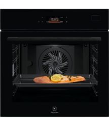 Electrolux Electrolux oven electrical, 70l, А++, steam, display, convection, steamer function, telescopic rails, black