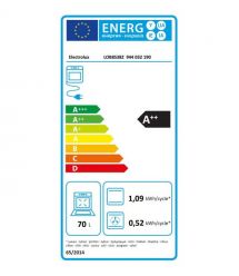 Electrolux Electrolux oven electrical, 70l, А++, steam, display, convection, steamer function, telescopic rails, black