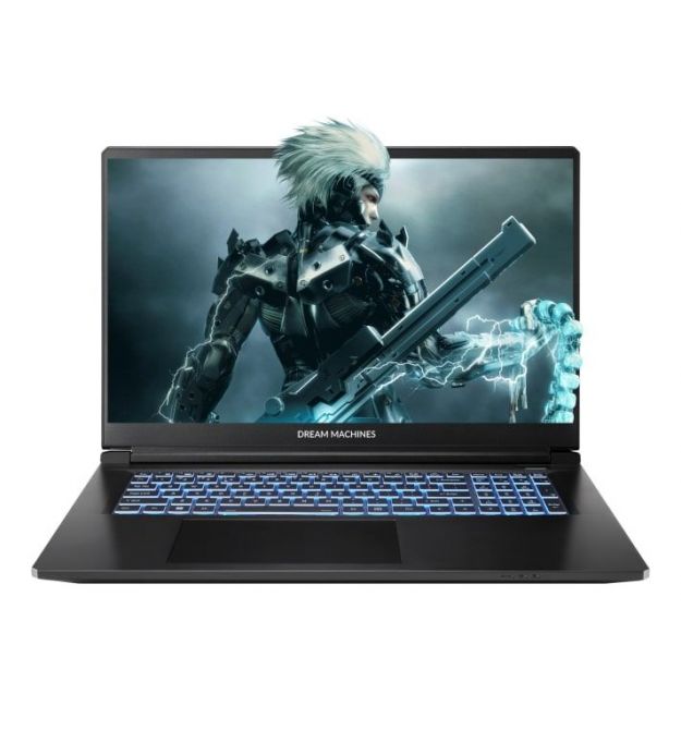 Dream Machines Ноутбук Dream Machines RT5050-17 17.3FHD IPS, AMD AI 7 350, 32GB, F2TB, NVD5050-8, DOS, чорний