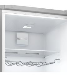 Beko Холодильник Beko з нижн. мороз., 186x60x67, xолод.відд.-215л, мороз.відд.-109л, 2дв., E, NF, нержавіюча сталь