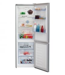 Beko Холодильник Beko з нижн. мороз., 186x60x67, xолод.відд.-215л, мороз.відд.-109л, 2дв., E, NF, нержавіюча сталь