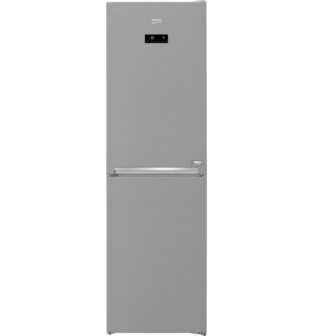 Beko Холодильник Beko з нижн. мороз., 203x60x67, xолод.відд.-215л, мороз.відд.-143л, 2дв., E, NF, дисплей, нерж