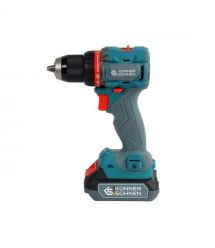 Könner & Söhnen Cordless impact drill Konner&Sohnen KS ID20V-60 KIT 74 18V 1x2A·h 60Nm 0-450·0-1900rpm LED-light ZP set of d