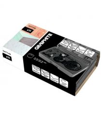 Graphite Коронки по дереву GRAPHITE 19, 22,29,32,38,44,51,64мм, 2 адаптери, кейс 12шт