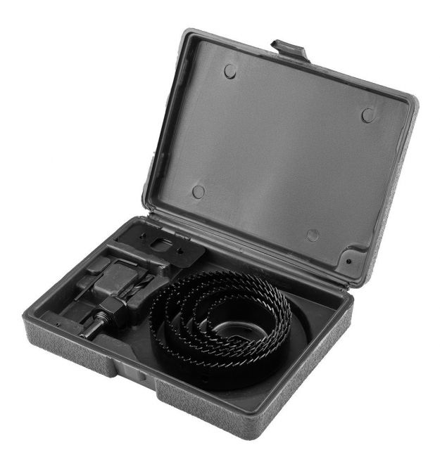 Graphite Коронки по дереву GRAPHITE 51,64,76,89,102мм, адаптер, кейс 8шт