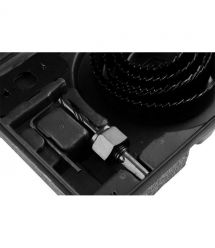 Graphite Коронки по дереву GRAPHITE 51,64,76,89,102мм, адаптер, кейс 8шт