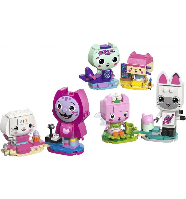 LEGO Конструктор LEGO Gabby's Dollhouse Друзі-коти Ґаббі з кубиків