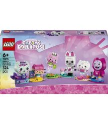 LEGO Конструктор LEGO Gabby's Dollhouse Друзі-коти Ґаббі з кубиків