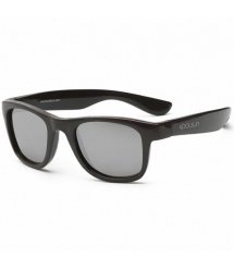 Детские солнцезащитные очки Koolsun черные серии Wave (Размер: 3+)