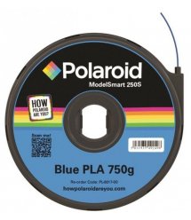 Картридж з ниткою 1.75мм / 0.75кг PLA Polaroid ModelSmart 250s, синій