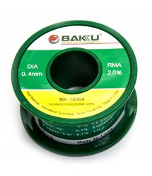 Припой BAKKU проволочный Solder wire BK10004 DIA 0,4mm (50g) 