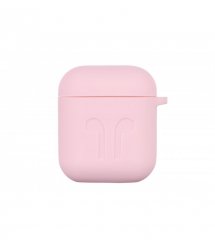 Чехол 2Е для Apple AirPods, Pure Color Silicone Imprint (1.5mm), Light pink