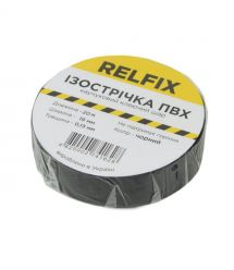 Изолента Relfix (19 мм х 20 м), черная