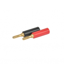 Наконечник кабельный, винтовая фиксация, изолятор: ПВХ, диаметр 2.5мм, позолоченный штекер, красный, 100 штук в упаковке, цена з