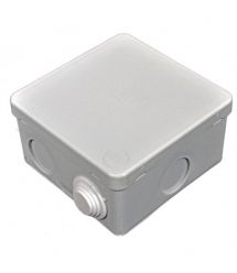 Коробка распределительная, наружная,пластиковая 90х90 6 вводов IP55,без клем.