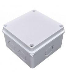 Коробка распределительная, наружная, пластиковая110х110 6 вводов IP55,без клем.