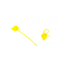 Стяжки нейлон с маркером 4х150mm желтые (500шт) высокое качество, диапазон рабочих температур: от -45С до +80С, цена за штуку