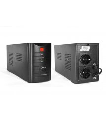 ИБП Ritar RTM800 (480W) Proxima-L, LED, AVR, 2st, 2xSCHUKO socket, 1x12V9Ah, metal Case (324х100х153)- Q4